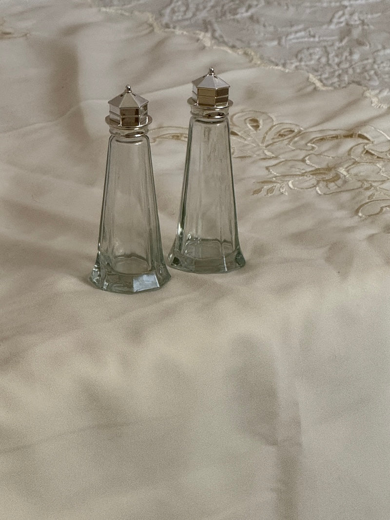 Orvieto Glass Salt & Pepper Set