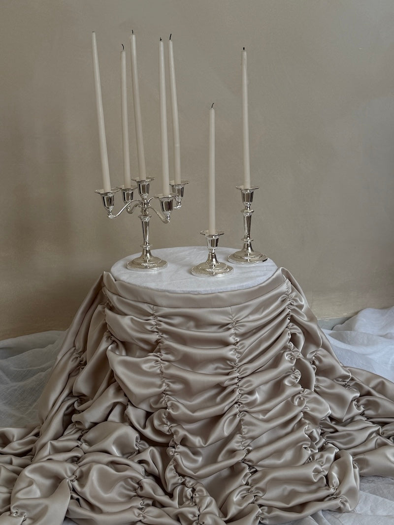 Umbria Small Five-Arm Silver-Plated Candelabra