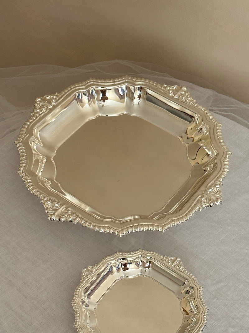 Colmar Large Round Serving Bowl – Silver Plated
