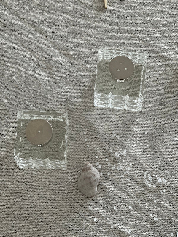 Saint-Denis Crystal Salt & Pepper Set