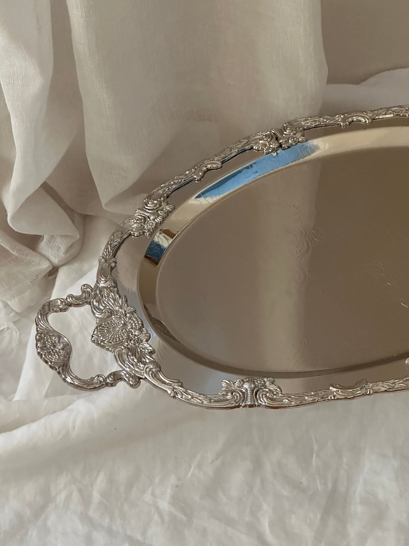 Positano Oval Tray With Elegant Handles