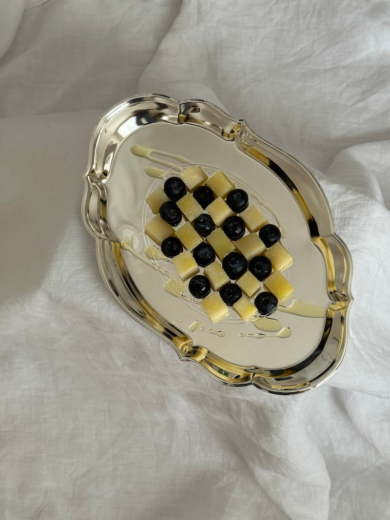 Puglia Oval Silver-Plated Tray