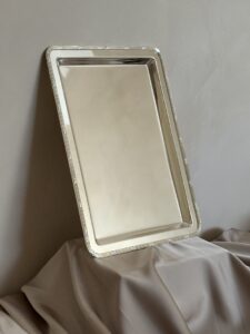 Medium Rectangular Château Silver-Plated Tray