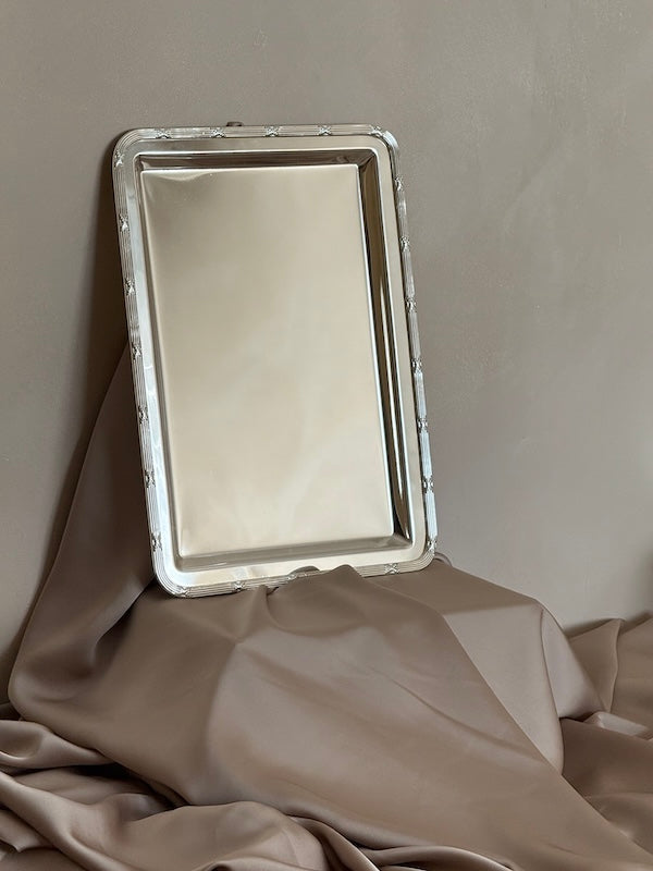 Medium Rectangular Château Silver-Plated Tray