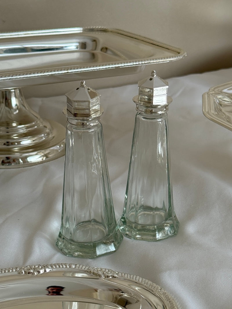 Orvieto Glass Salt & Pepper Set