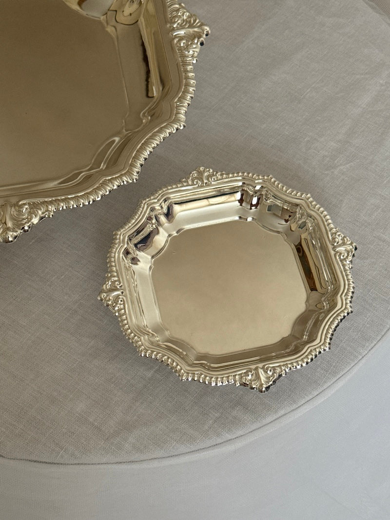 Colmar Small Round Serving Bowl – Silver Plated
