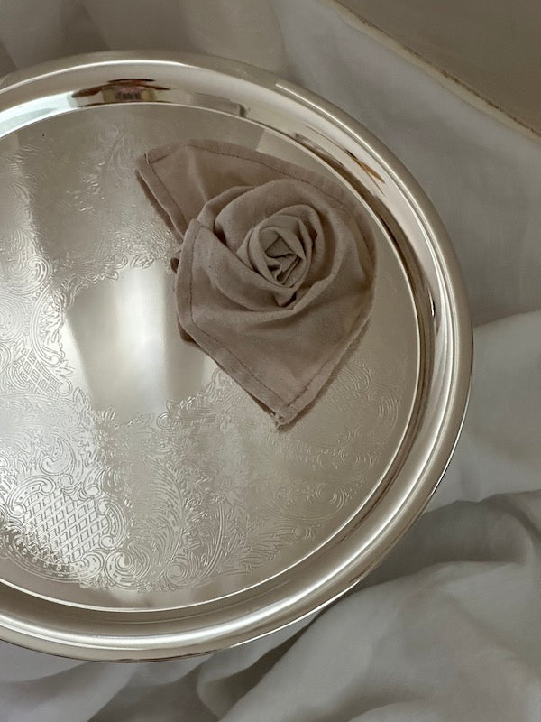 Chambéry Round Silver-Plated Tray
