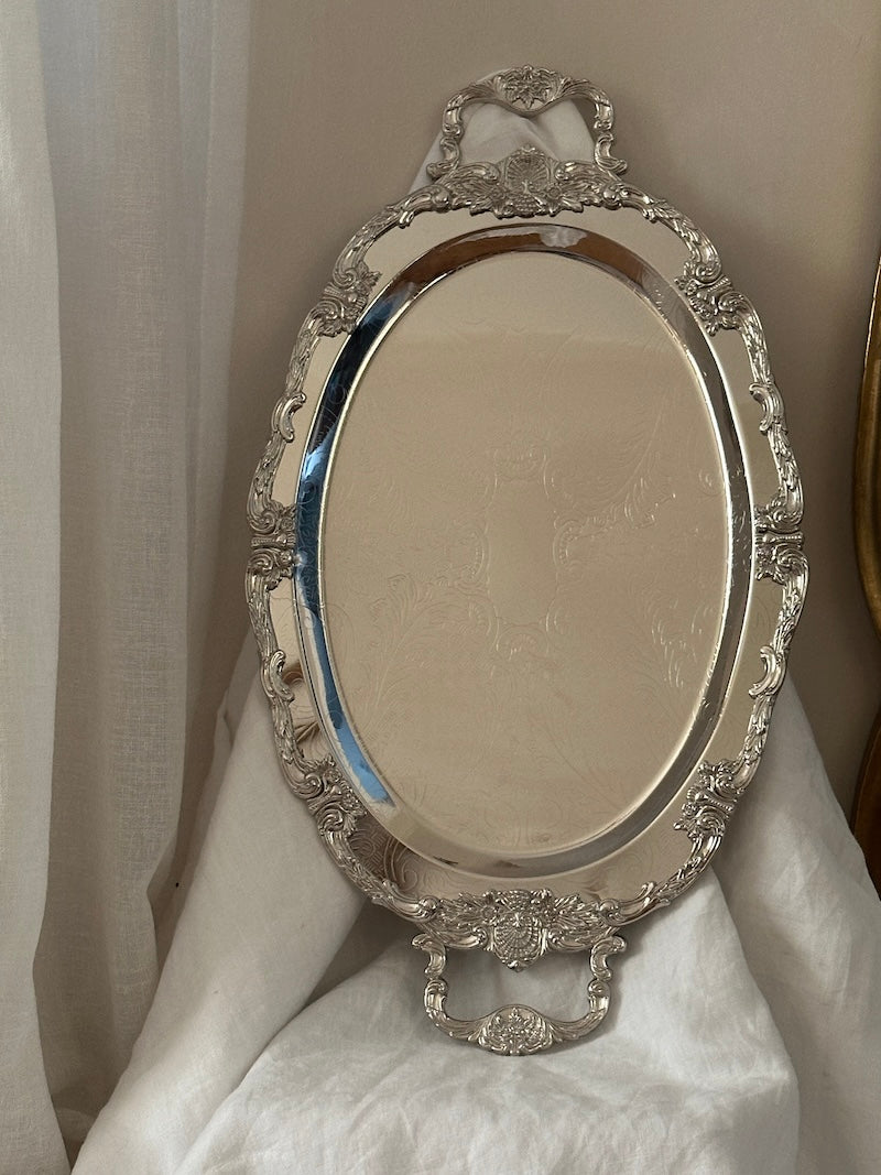 Positano Oval Tray With Elegant Handles