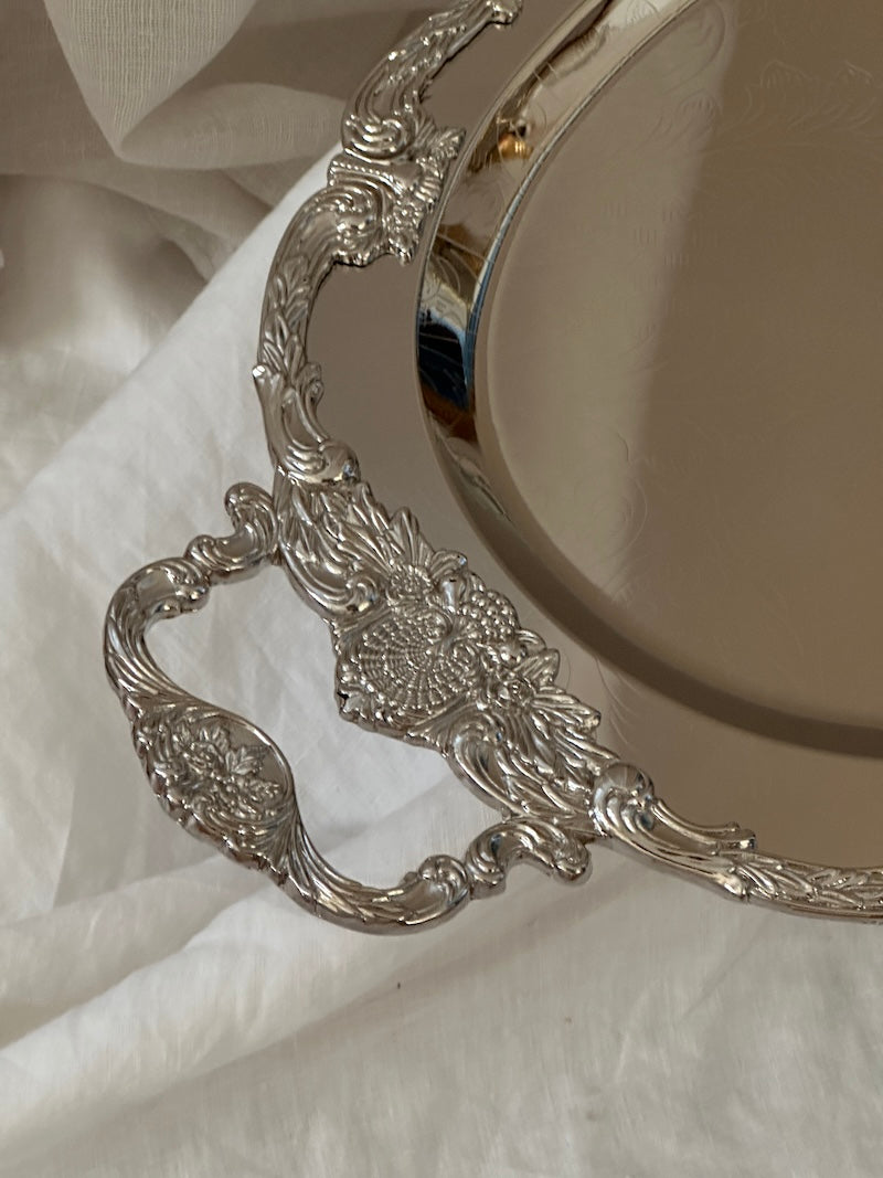 Positano Oval Tray With Elegant Handles