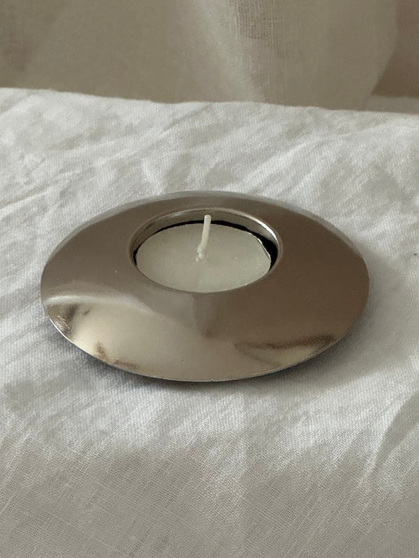 Montpellier Nickel-Plated Tealight Candle Holder