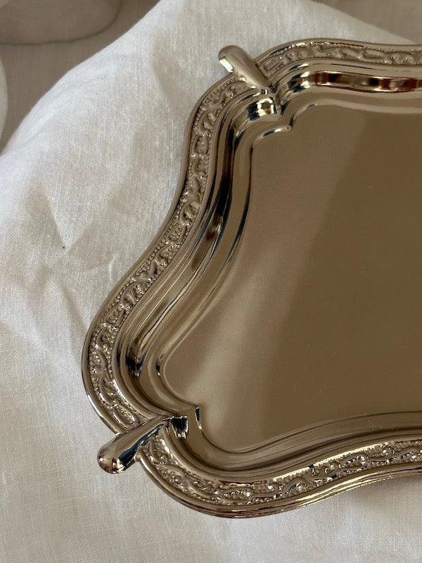 Lyon Small Silver-Plated Tray