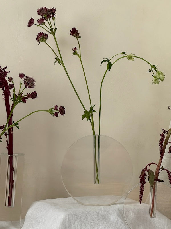 Besançon Tall Round Glass Vase