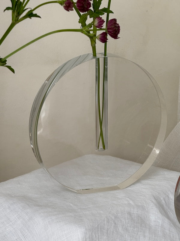 Besançon Tall Round Glass Vase