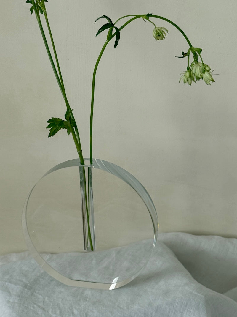 Besançon Tall Round Glass Vase