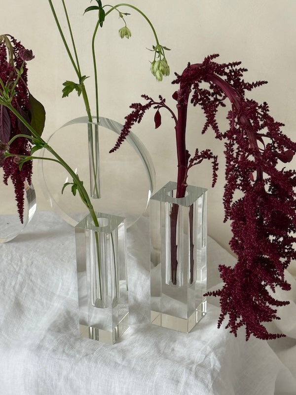 Évreux Low Rectangular Glass Vase