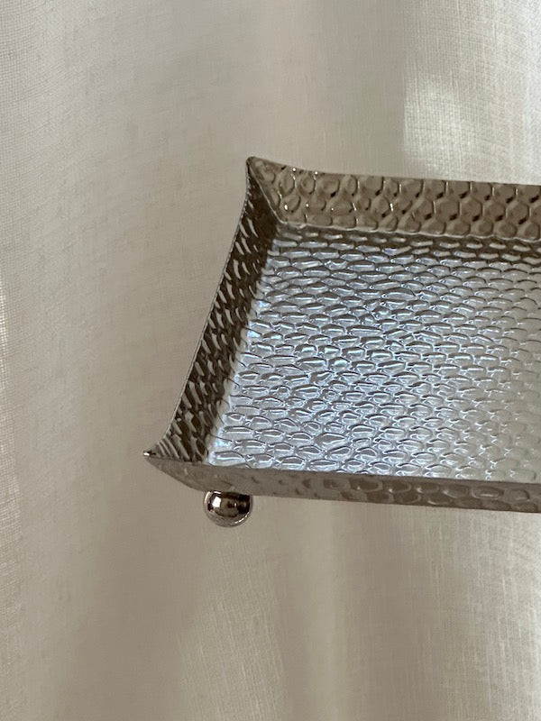 Small Rectangular Épernay Silver-Plated Tray