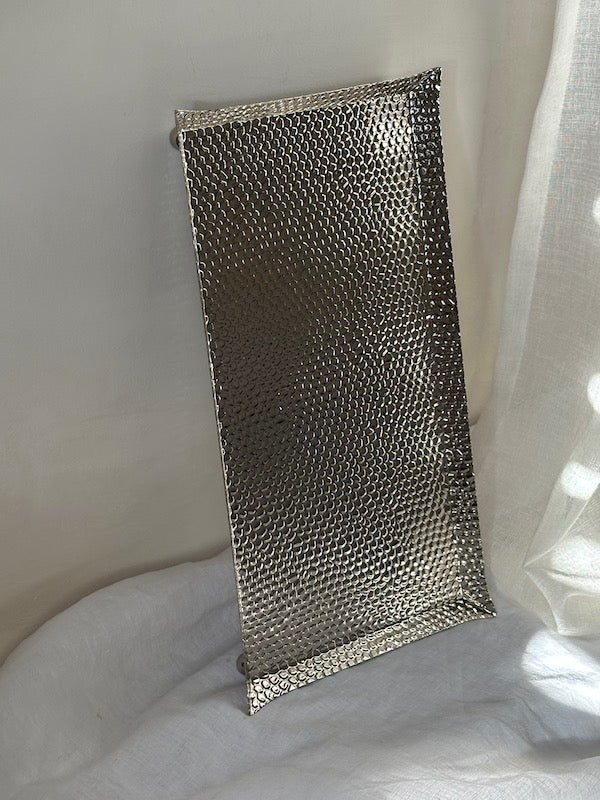 Large Rectangular Épernay Silver-Plated Tray