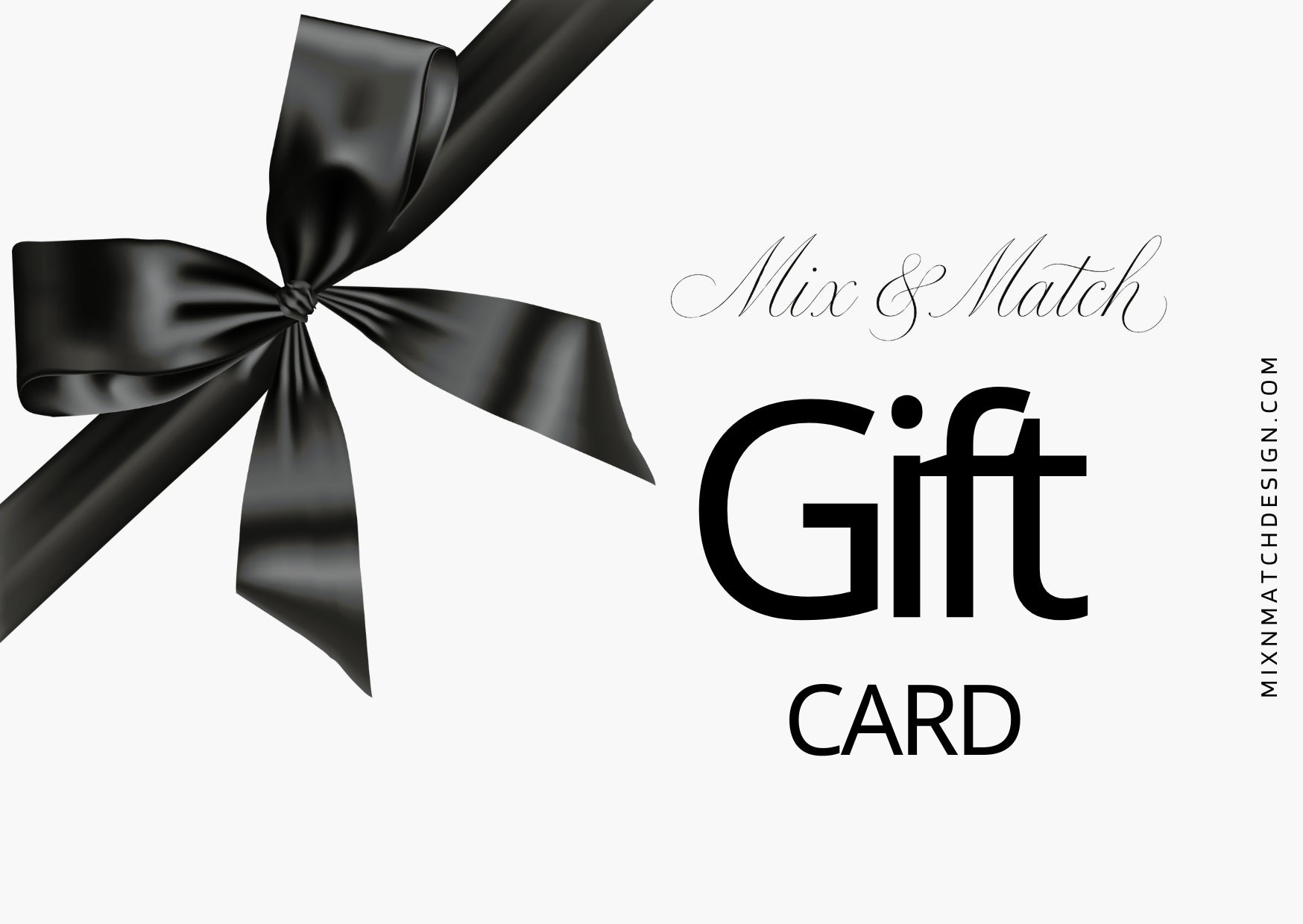 Mix & Match Design Gift Card